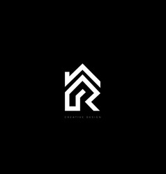 Letter Branding R Real Estate Home Logo