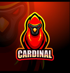 Cardinal Mascot Esport Logo Design