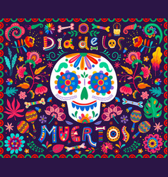 Dia De Los Muertos Or Day Of Dead Mexican Holiday