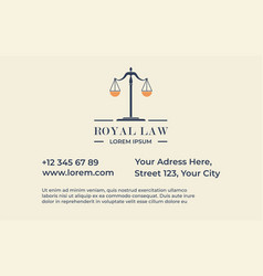 Legal Services And Advice Business Card