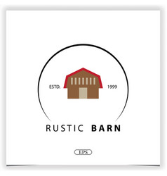 Rustic Barn Logo Premium Elegant Template Eps 10