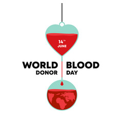 World Blood Donor Day Medical Sign On June 14