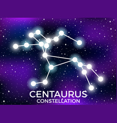 Centaurus Constellation Starry Night Sky Zodiac