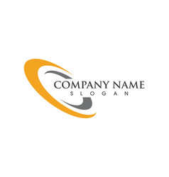 Abstract circle company logo Royalty Free Vector Image