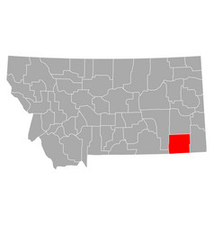 Map Powder River In Montana