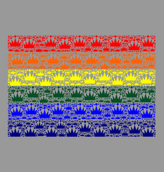 Luxury Lgbt Flag - Collage With Imperial Elements