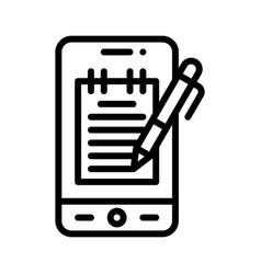 Note Taking App Icon Mobile Application