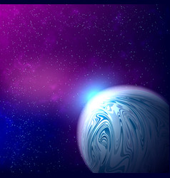 Space Background Planet And Stars