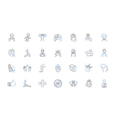 Global Economy Line Icons Collection