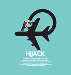 Plane Hijack Concept Abstract Design