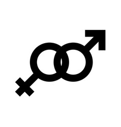 Heterosexual Pair Gender Sign Icon