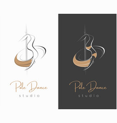 Pole Dance Studio Logo Or Icon