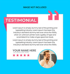 Creative Testimonial Quote Infographic Template