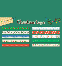 Merry Christmas Continuous Seamless Tape Kawaii