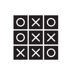 Simple Tic Tac Toe Board Game Icon