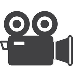 Movie Camera In Minimal Style