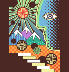 Abstract Psychedelic Poster