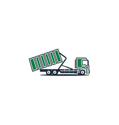 Garbage Truck Icon Image