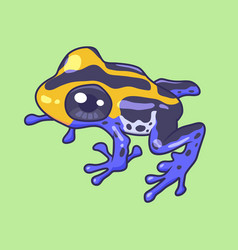 Cute Dart Frog Animal Cartoon Character