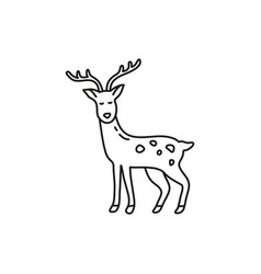 Doodle Outline Deer