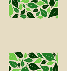 Green Leaves Tea Leaves Frame