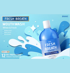 Ad Template For Mouth Wash