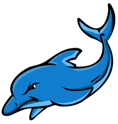 Angry Dolphin Cartoon