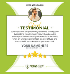 Creative Testimonial Quote Infographic Template