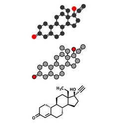 Levonorgestrel Contraceptive Pill Drug Molecule