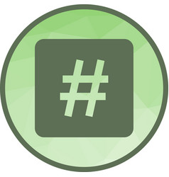 Keycap Number Sign Icon Image