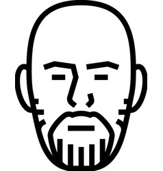 Beard Fade Line Icon