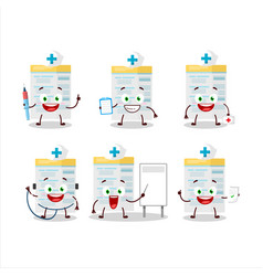 Doctor Profession Emoticon With Filling Form