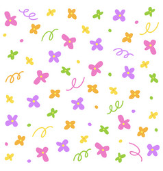 Cute Flower Purple Orange Pink Blue Green