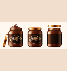 Chocolate Spread Jar Set