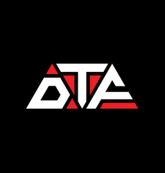 Dtf Triangle Letter Logo Design