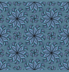 Light Blue Seamless Background With Paisley