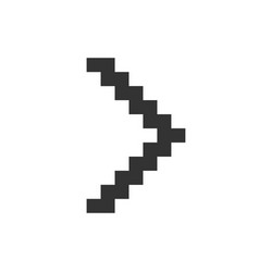 Right Arrow Pixelated Ui Icon