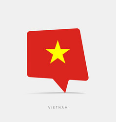 Vietnam Flag Bubble Chat Icon