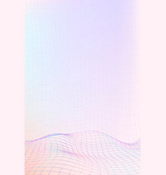 3d Wave Purple Pattern Design