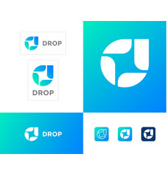 Drop Logo D Monogram Like