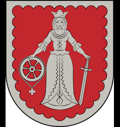 Coat Of Arms Of Kuldiga Municipality In Courland