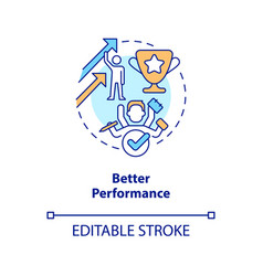 Better Performance Concept Icon