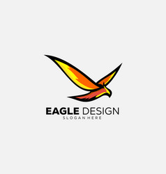 Eagle Design Logo Gradient