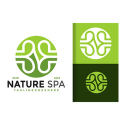 Letter N Nature Spa Logo Icon