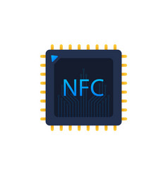 Nfc Processor Icon Chip Near Field