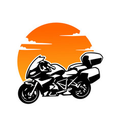 Touring And Adventure Motorcycle Logo