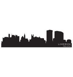 Limerick Ireland Skyline Detailed Silhouette