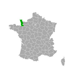 Map Of Manche In France