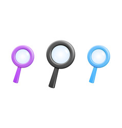 3d Magnifying Glass Icon