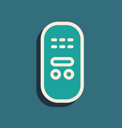 Green Remote Control Icon Isolated On